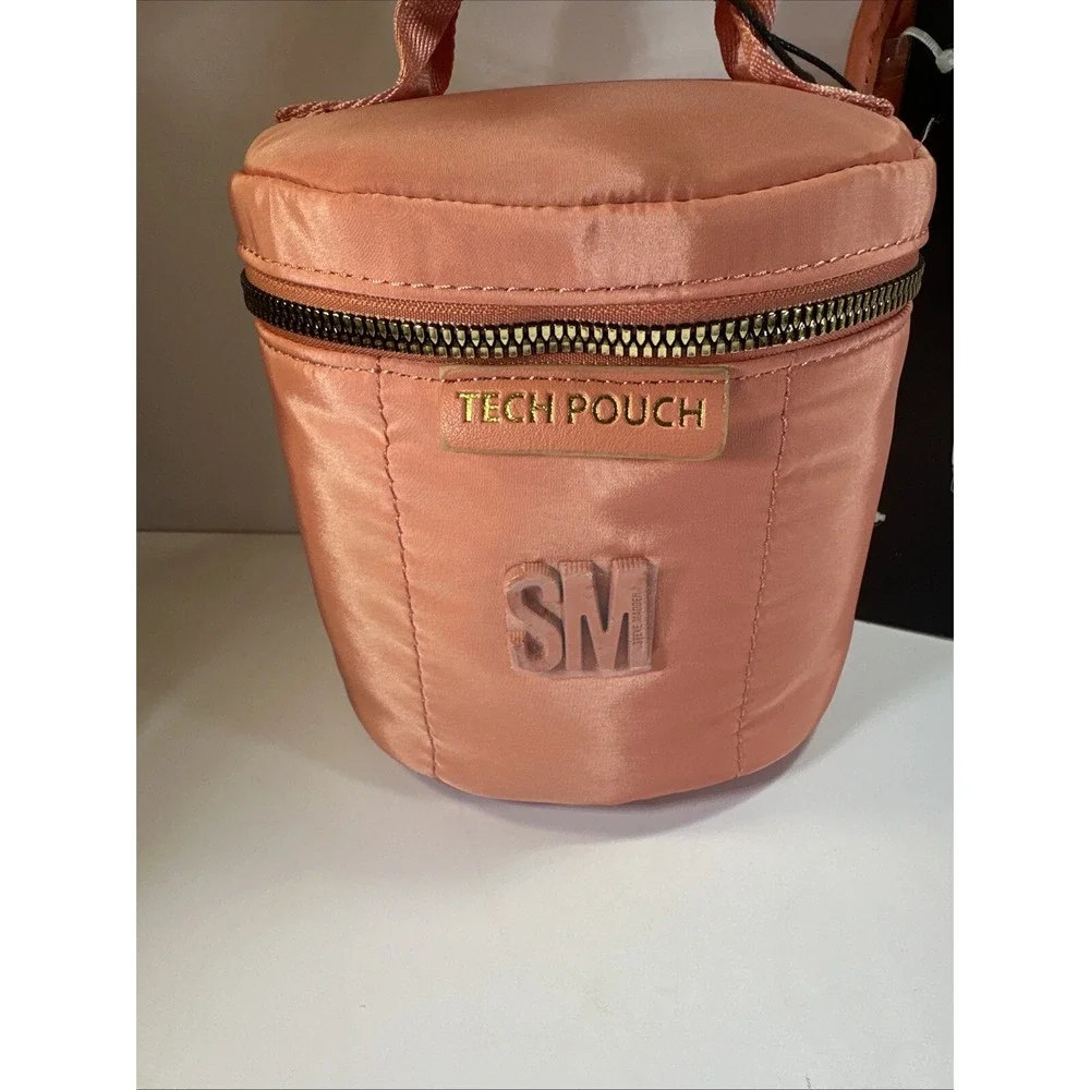 Steve Madden✨ Tech Pouch And Travel Cup Holder✨Ocean‎ Coral✨NWT